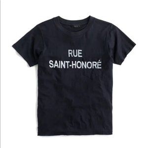 J Crew Rue Saint-Honore Graphic Tee
